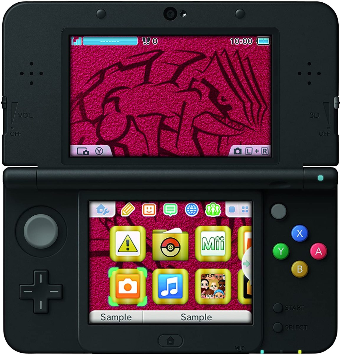 極美品】 任天堂 New ニンテンドー 3DS 本体 グラードン 極美品】 任天堂 New ニンテンドー 3DS 本体 グラードン