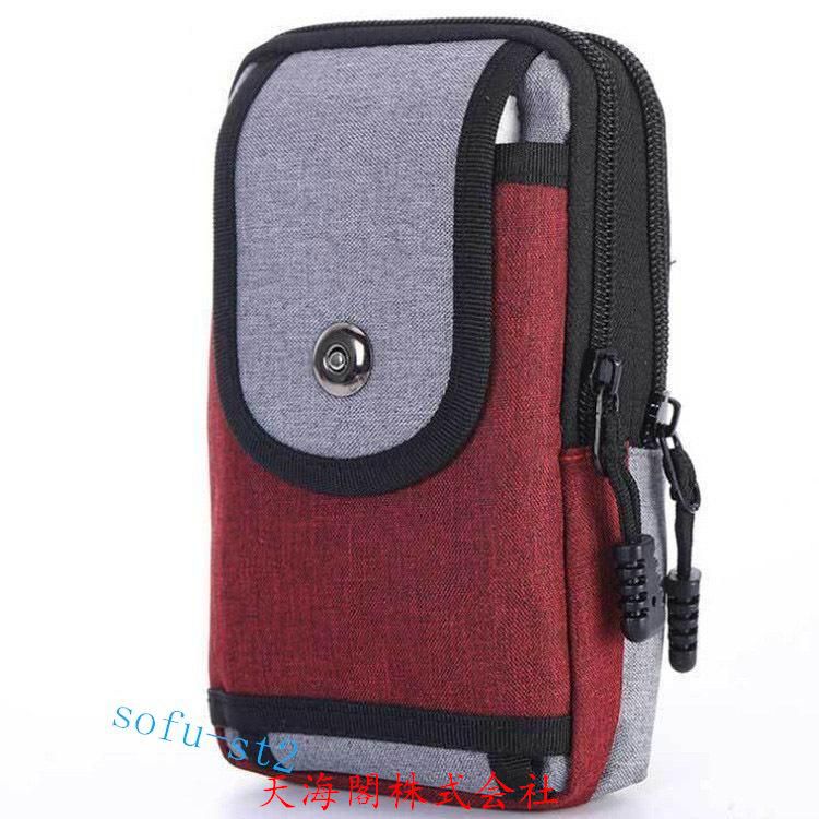  belt pouch hip bag smartphone pouch multifunction high capacity waist bag belt bag body bag case belt case iphone smartphone storage 