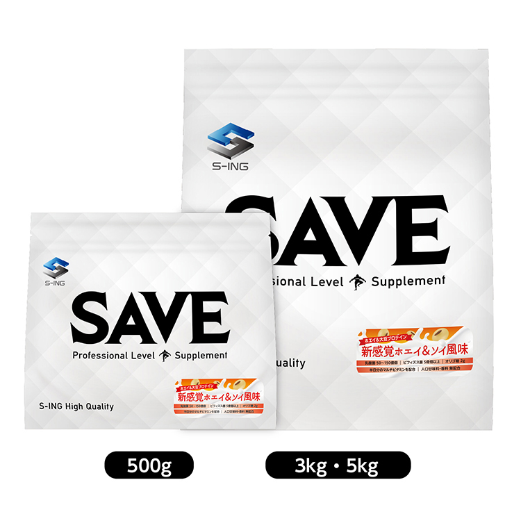 SAVE SAVE 新感覚プロテイン 新感覚ホエイ＆ソイ風味 500g × 1袋 その他プロテインの商品画像