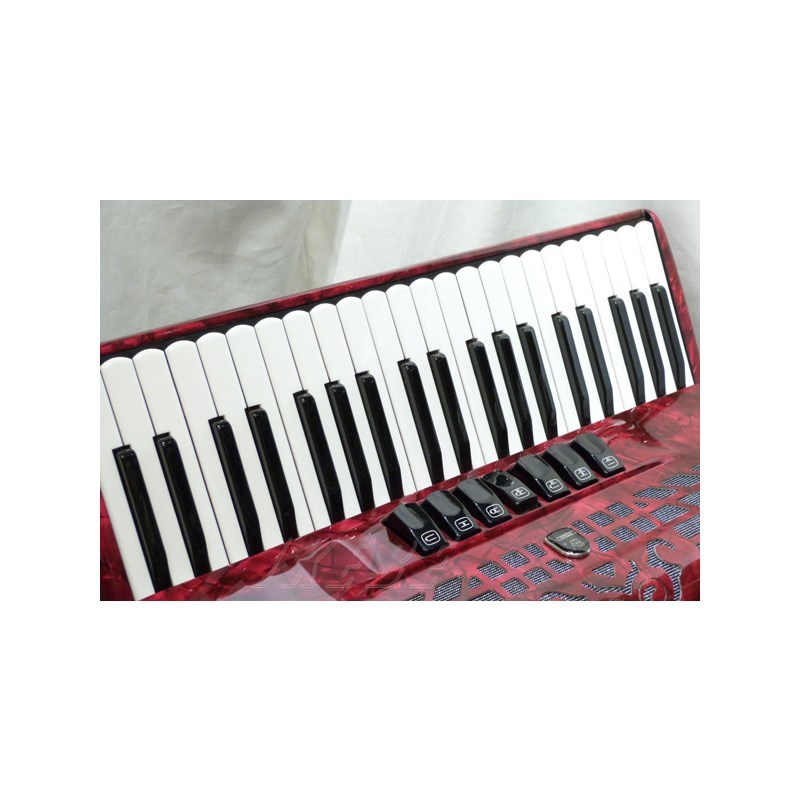 BUGARI 134J RD[ color : red ] accordion [. obtained commodity ]