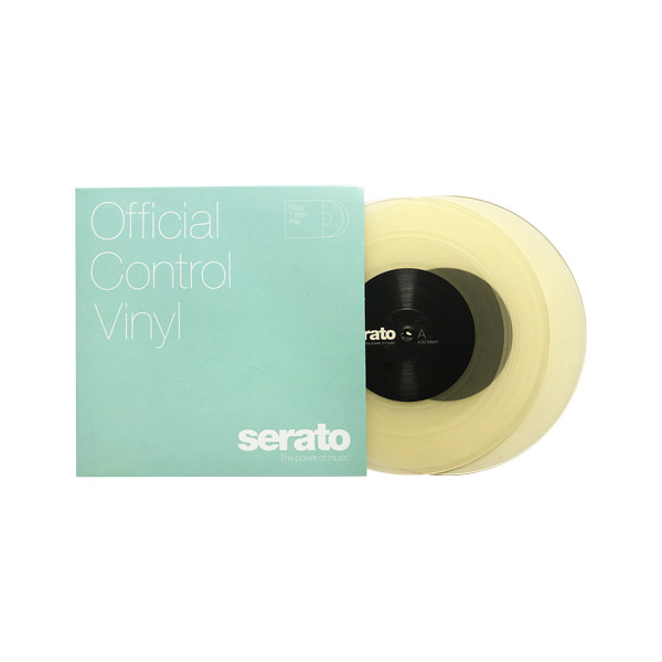 Serato cellar to7 Serato Control Vinyl [Glow in the Dark. light ] 2 sheets set control Vinal SCV-PS-GID-7"