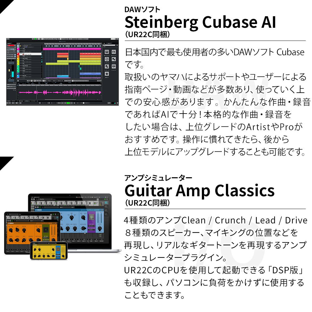 steinberg start Inver gUR22C electric guitar DTM beginner set for the first time. DTM. recommended!