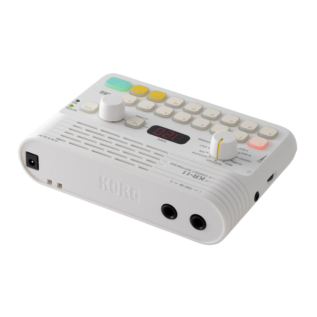 KORG Korg KR-11 + power supply adaptor + pedal switch ×2 piece set speaker built-in rhythm box rhythm machine KR11