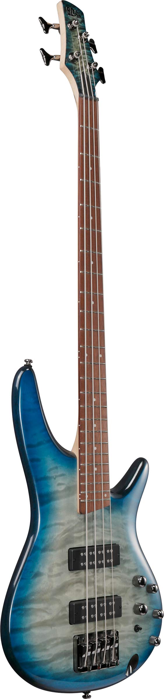 Ibanez Ibanez SR400EQM SCB электрический бас Stained Cosmic Blue Starburst