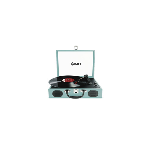 ION AUDIOa ion audio VINYL TRANSPORT BLUE light blue record player 