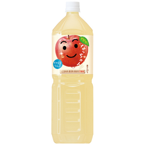 SUNTORY なっちゃん りんご ペットボトル 1.5L×10 なっちゃん フルーツジュースの商品画像