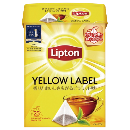 Lipton リプトン イエローラベル ピラミッド型 ティーバッグの商品画像