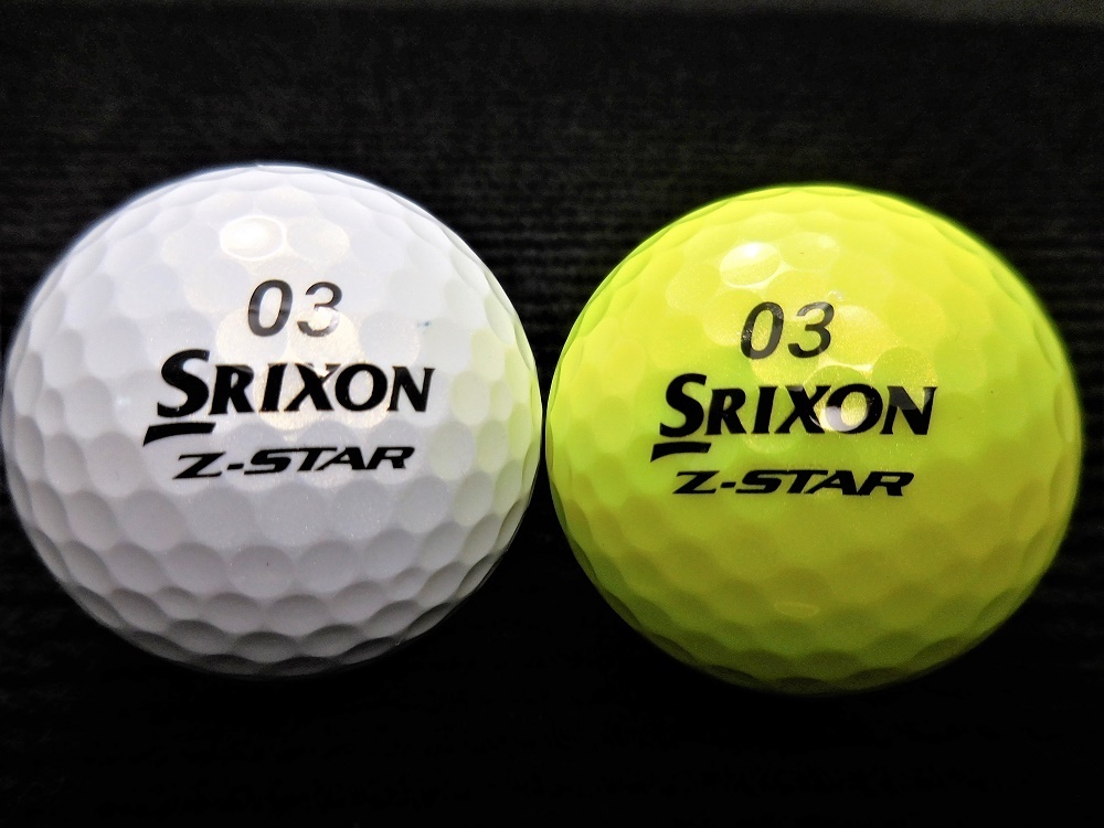  Lost Ball rank 2 SRIXON Srixon Z-STAR DIVIDE(tibaido) 21 year of model yellow / white 