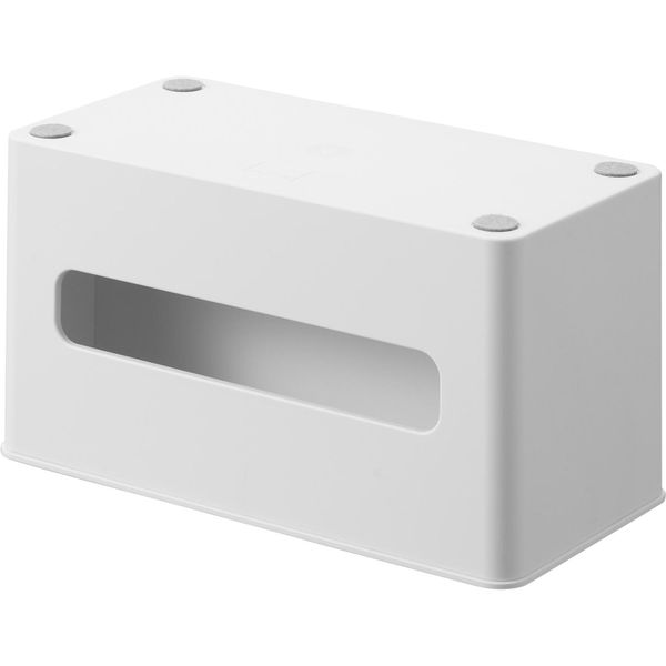 tower （タワー） 両面コンパクト ティッシュ＆ウェットシートケース ホワイト 2040の商品画像