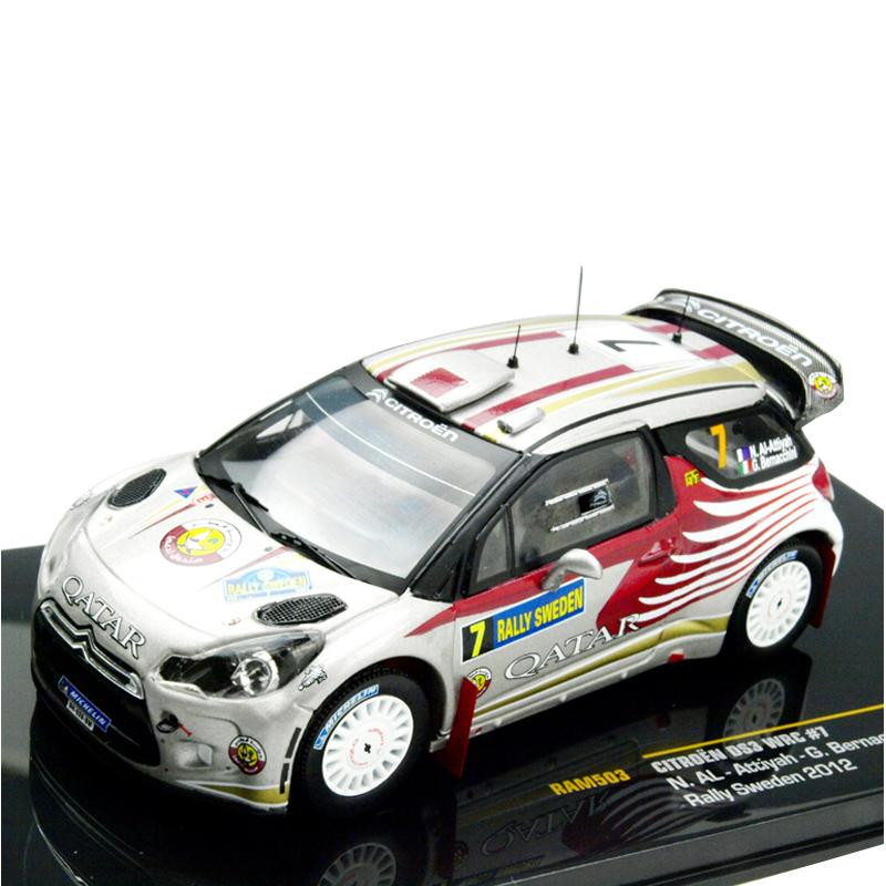 シトロエン DS3 WRC 2012年 ラリー スウェーデン #7 N.AL-Attiyah/G.Bernacchini （1/43スケール RAM503） おもちゃのミニカーの商品画像