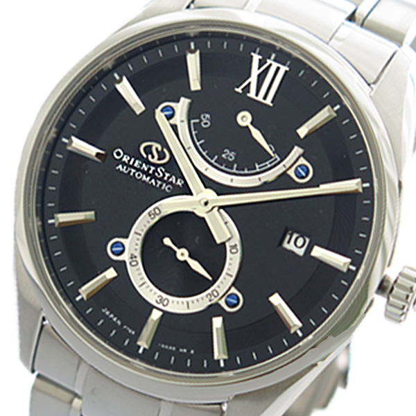 オリエントスター Orient Star シルバー 腕時計 メンズ腕時計 メンズ Rk Hk0003b 自動巻き ブラック ブラック シルバー 未来問屋 汎用1枚 Mt Wq シャイニングストア生活館