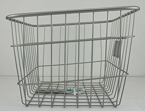  rectangle front pipe basket P-112 silver 