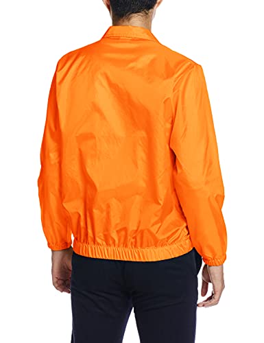 [ принт Star ] внешний Basic цвет блузон 00051-ET мужской orange XS