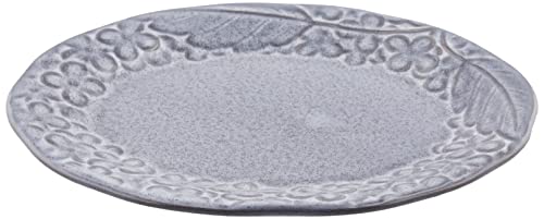 aito завод [ Lien Lien ] plate тарелка овальный plate эллипс тарелка макароны тарелка кекс тарелка длина ширина примерно 18cm S серый под старину прекрасный 