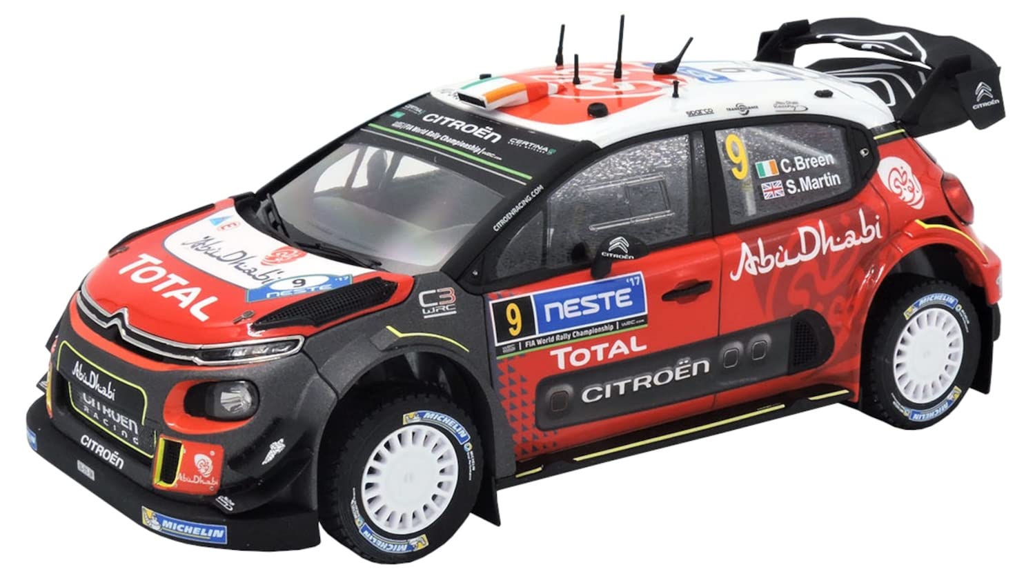  Platz bell комплект 1/24 Citroen C3 WRC 2017 Финляндия Rally ( gravel specification ) пластиковая модель BEL018