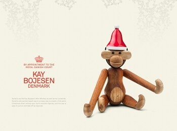 KAY BOJESEN kai * voice nSANTA'S CAP sun ta cap Monkey Mini for hat Santa Claus Christmas 