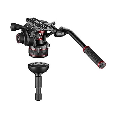 Manfrotto 612 Nitrotechf Louis do video head carbon fibre twin leg tripod . ground spreader attaching 26.45 pound withstand load 