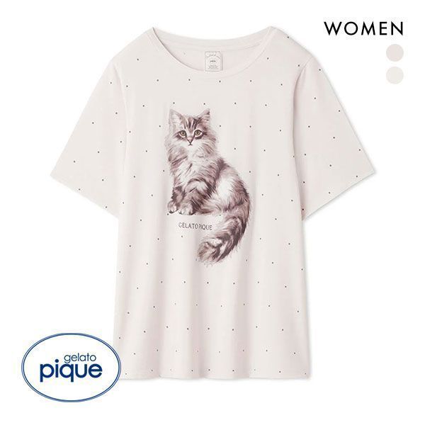  Gelato Pique gelato pique женский CAT точка рисунок one отметка футболка jelapike пижама салон одежда 