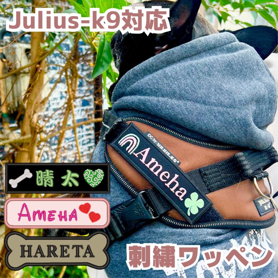 M размер love собака Julius вышивка нашивка имя вышивка julius-k9 Julius k9 соответствует 