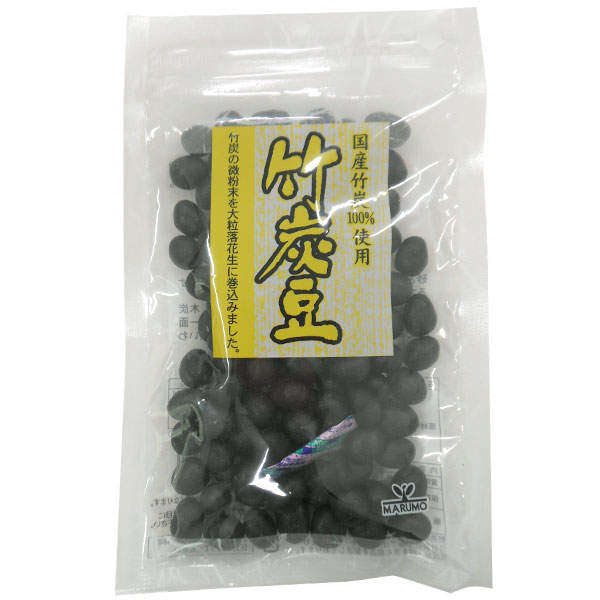 まるも 竹炭豆 135g 豆菓子の商品画像