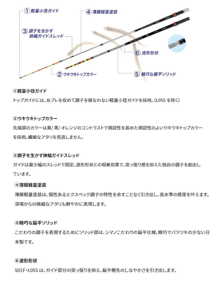  Shimano Lake Master EXPEC( Ray k master ek specifications ) SHIBUSHIBU EXCITE M00Eeki site top 27cm ( pond smelt tip ) (39504)-
