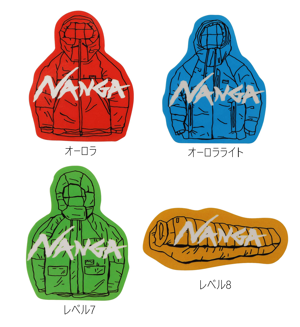 [ почтовая доставка возможно ]NANGA×USHIODA HIROAKI STICKER( наан ga× корова odahi нижний ki стикер )( наклейка * искусство ) (NA2454-3G503-Z)-