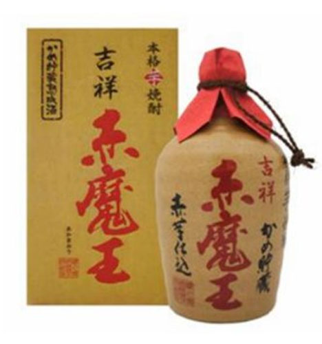 櫻の郷酒造 芋焼酎 吉祥赤魔王 27度 720ml × 1本 陶器 赤魔王 芋焼酎の商品画像