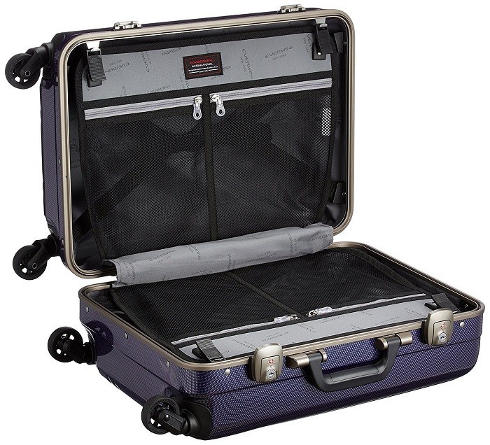  suitcase EVERWIN machine inside bring-your-own possible 4 wheel caster business compact quiet sound Classic free shipping 