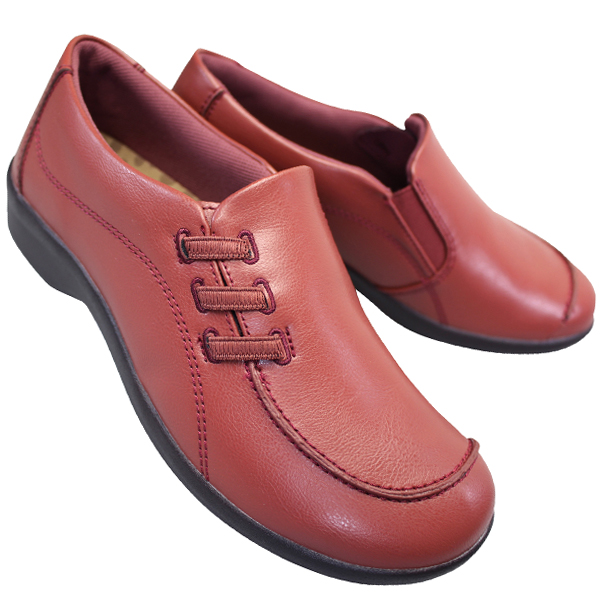 topaz moa comfort shoes slip-on shoes TZ-1414 lady's shoes 22.5cm~25cm women's shoes 4E wide width wide slip prevention TOPAZ1414