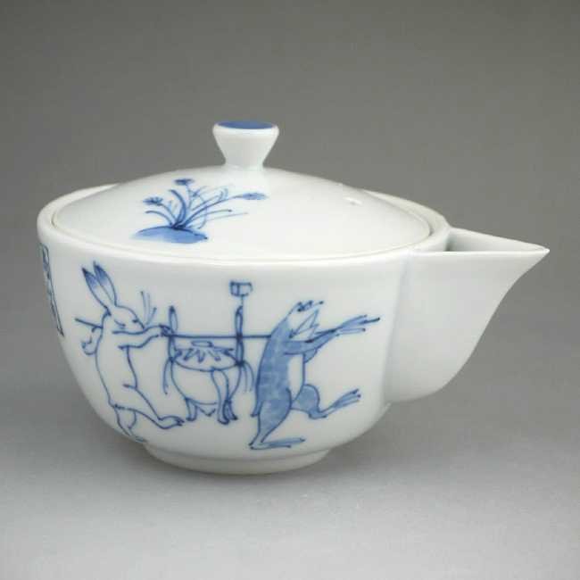 京焼 清水焼 染付鳥獣戯画 宝瓶急須 大の説明 - 通販 - Yahoo!ショッピング