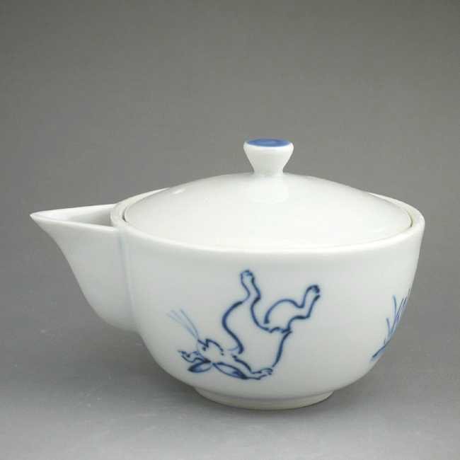 京焼 清水焼 染付鳥獣戯画 宝瓶急須 大の説明 - 通販 - Yahoo!ショッピング
