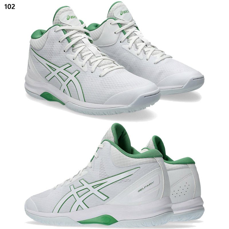  Asics женский LADY GELFAIRY 9reti гель fea Lee обувь обувь баскетбол баскетбол bashu состязание часть . шнур mid cut 1062A007