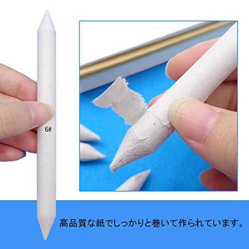  paper . writing brush 6 pcs insertion .6 size sandpaper 1 pcs sapitsu both head type pencil sketch painting materials charcoal drawing Conte . pastel picture te sun illustration element . fine art #1#2#3#4#5