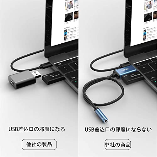 MillSO USB аудио изменение адаптер установленный снаружи звуковая карта USB порт -4 высшее (TRRS) стерео Mini Jack 3.5mm изменение Windows/Vista/XP,PS5,PS4