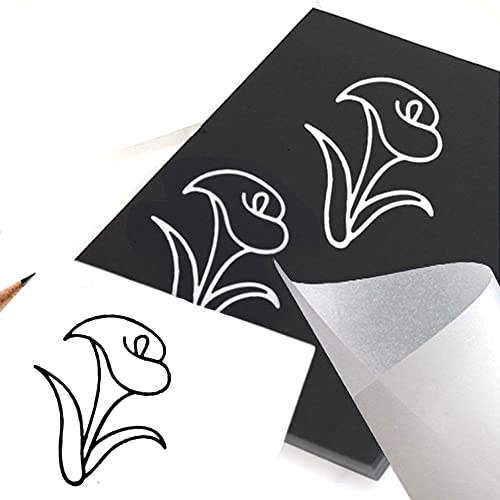 LIANHATA белый карбоновый бумага примерно 100 шт. комплект калька карбоновый бумага A4 размер одна сторона прикладное искусство изобразительное искусство гравюра на дереве транскрипция копирование бумага копирование копировальная бумага 