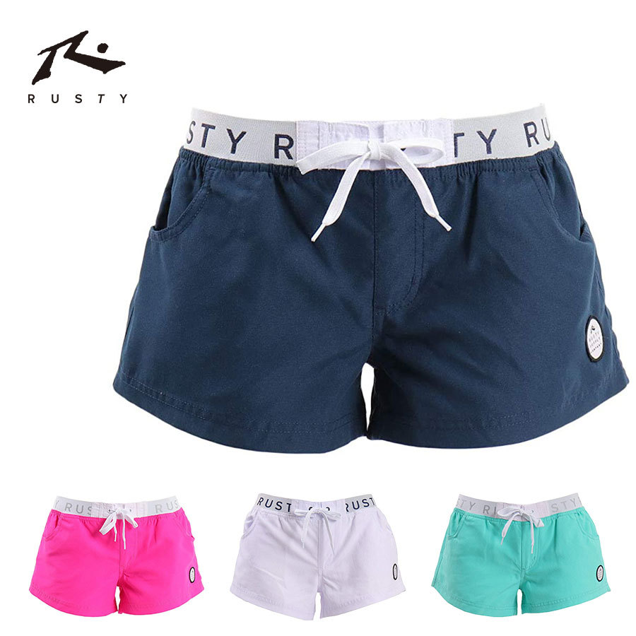  board shorts outlet RUSTYla stay lady's swimsuit surf pants short pants short bread ultra-violet rays measures sea water . swim 938400