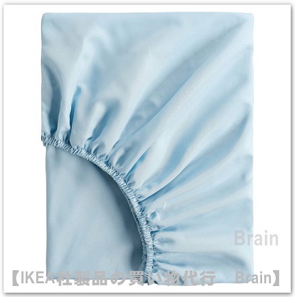 IKEA/ Ikea BRUKSVARA/b lux va-la box простыня 90x200 cm голубой (705.606.82/70560682)