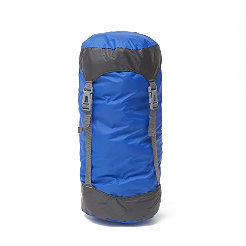 [sho21] compression bag waterproof light weight sleeping bag compression bag [ camp mountain climbing outdoor etc. optimum! (M, blue )