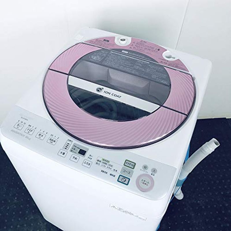 安い割引 イーベストシャープ SHARP ES-GV7G-P ピンク系 全自動洗濯機