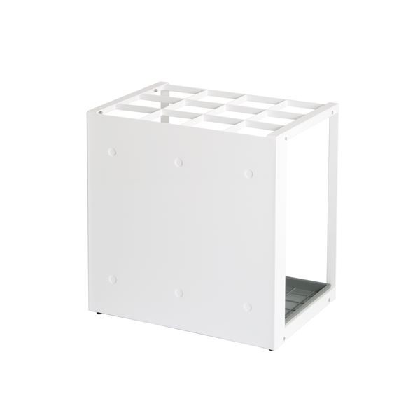テラモト 業務用傘立て パネル傘立 ホワイト 36本対応 UB-299-036-8 業務用傘立ての商品画像