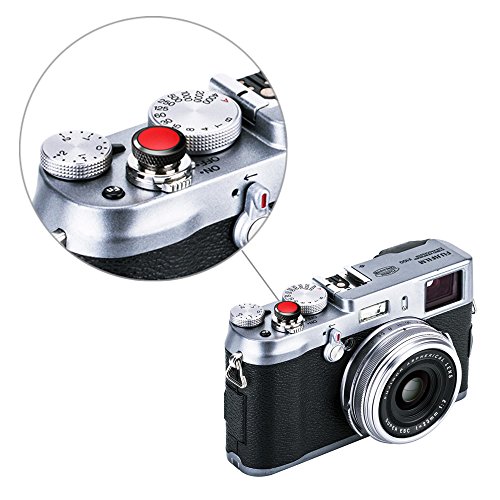  soft разблокировка shutter кнопка черный + красный Fuji Fujifilm X100VI X100V X-T5 X-T4 XT4 X-T30 X-T20 X-T3 X-T2 X-T10 X-Pro2 X-Pro1 X100F