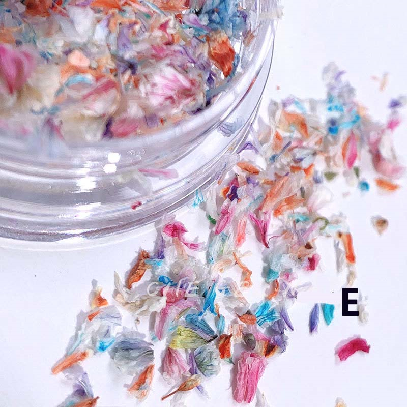 [48h limitation 588-288 jpy ]6 set is possible to choose dry flower petal ... various Mix flower nails nail art pressed flower nails resin nails . go in material for flower arrangement case go in 