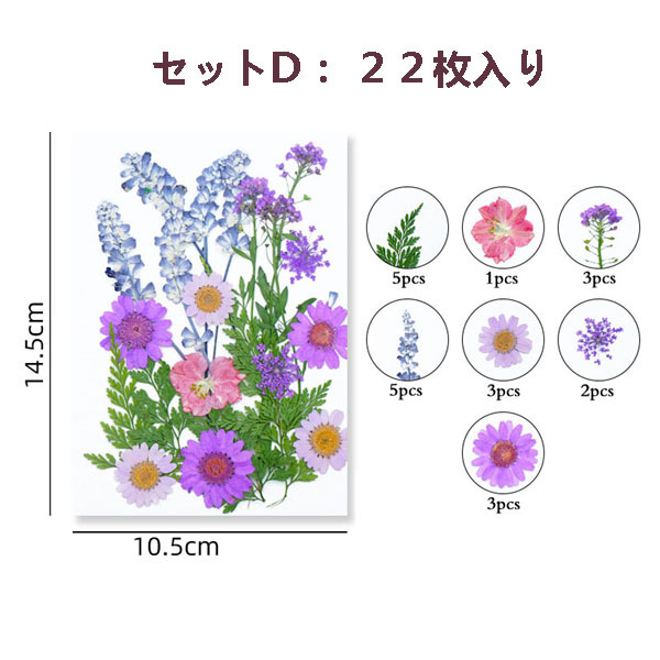 [48h limitation 999-880 jpy ]9 set is possible to choose natural flower pressed flower hand made pressed flower art deco parts dry flower DIY cosmetics handicrafts parts Blizzard flower kit 