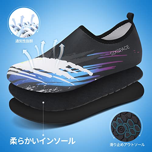 [SIXSPACE] морской обувь мужской вода обувь женский пляжные сандалии вода суша обе для aqua обувь для мужчин и женщин мягкость супер-легкий вентиляция складывать ..