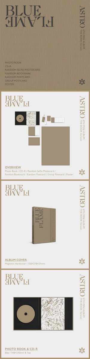 ASTRO BLUE FLAME 6TH MINI ALBUM Astro blue frame 6 compilation Mini album Revue . store privilege ]