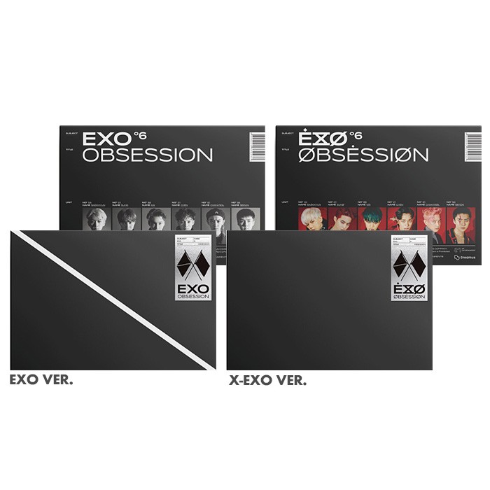 [2 kind set ][CD][ peace translation selection ]EXO OBSESSION 6TH ALBUMekso- regular 6 compilation [ Revue . store privilege ][ courier service ]