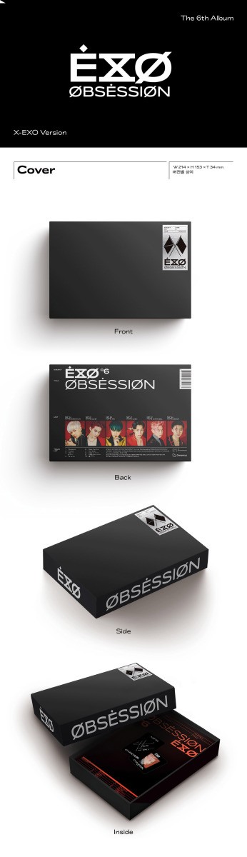 [CD][ peace translation selection ]EXO OBSESSION 6TH ALBUMekso- regular 6 compilation [ Revue . store privilege ][ courier service ]