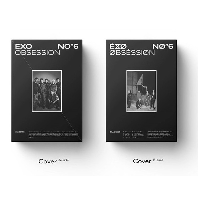 [3 kind set ][ peace translation selection ]EXO OBSESSION 6TH ALBUMekso- regular 6 compilation [ Revue . store privilege ][ courier service ]