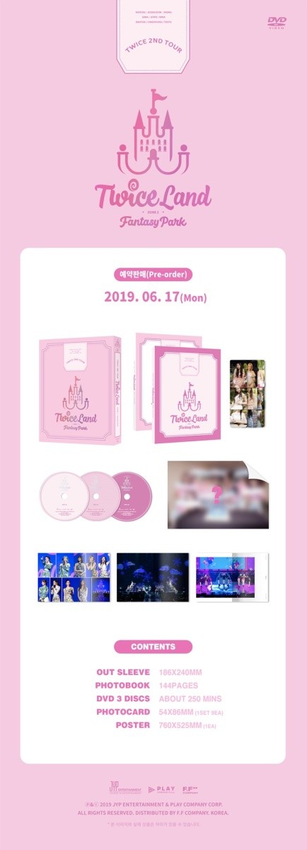 [DVD][ region ALL][ Japanese title attaching ]TWICE 2ND TOUR TWICELAND ZONE 2:FANTASY PARK DVD (3 DISC)[ Revue . store privilege ][ courier service ]