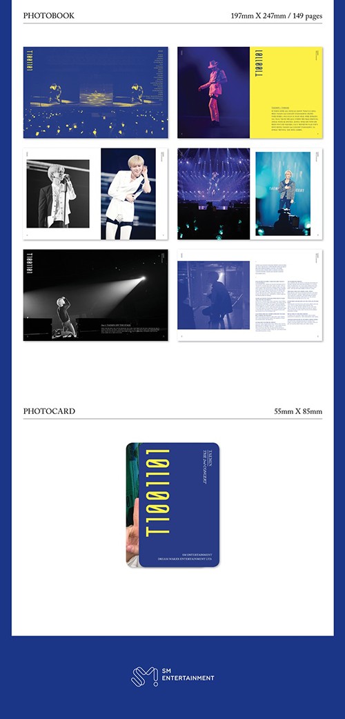 TAEMIN 2ND CONCERT T1001101 PHOTO BOOK peace translation attaching 1 next reservation 